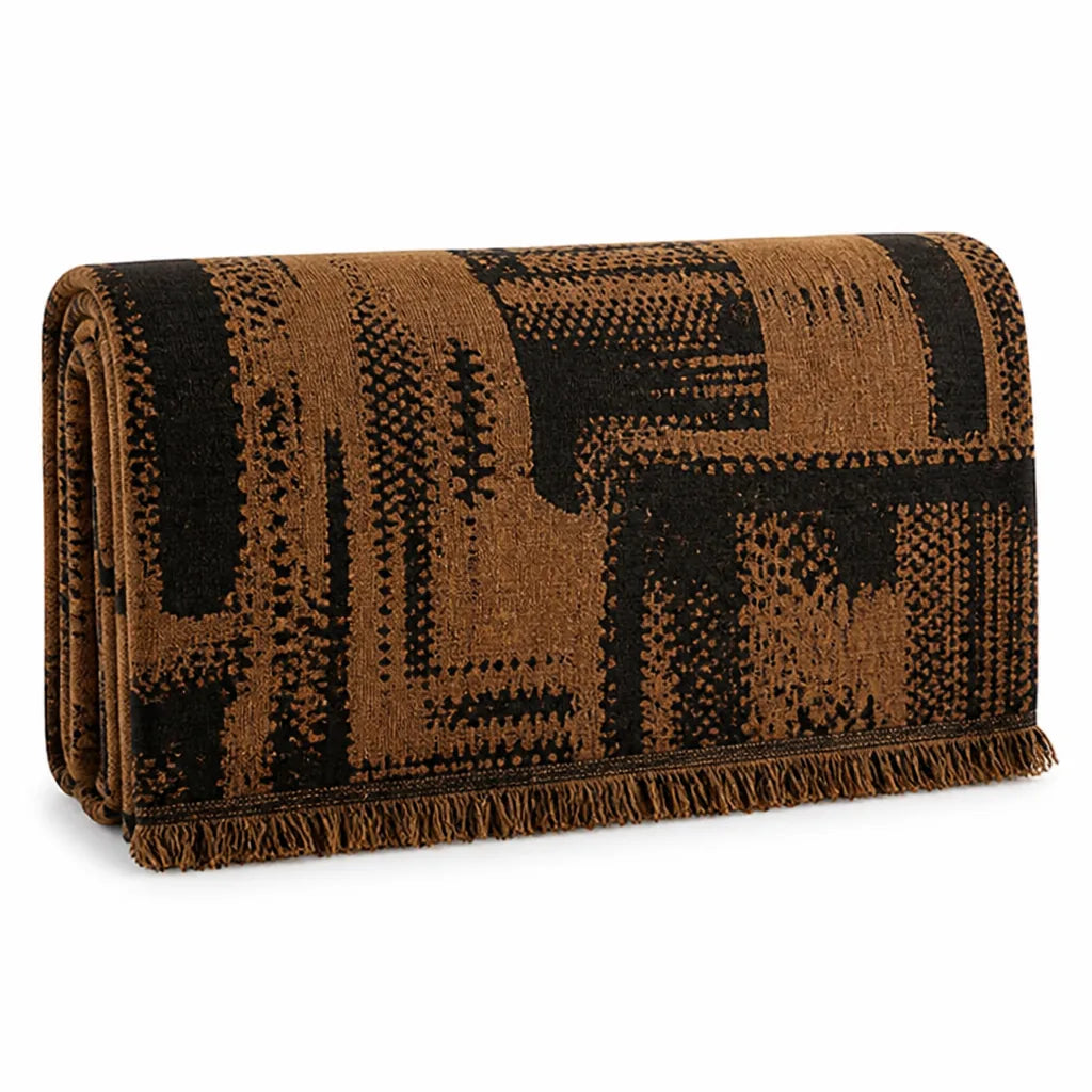 Sofa Cover Tribal Chenille Microfiber Machine Washable