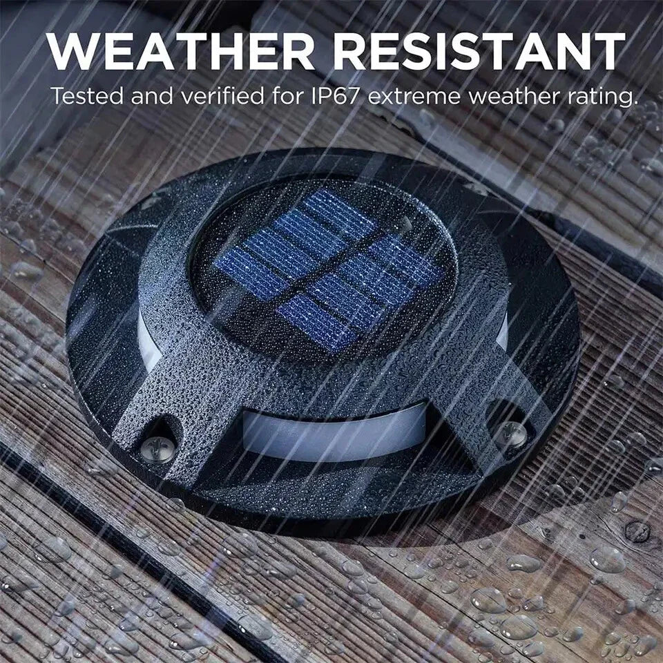 Solar Deck Light Dusk Sensor & Adjustable Brightness