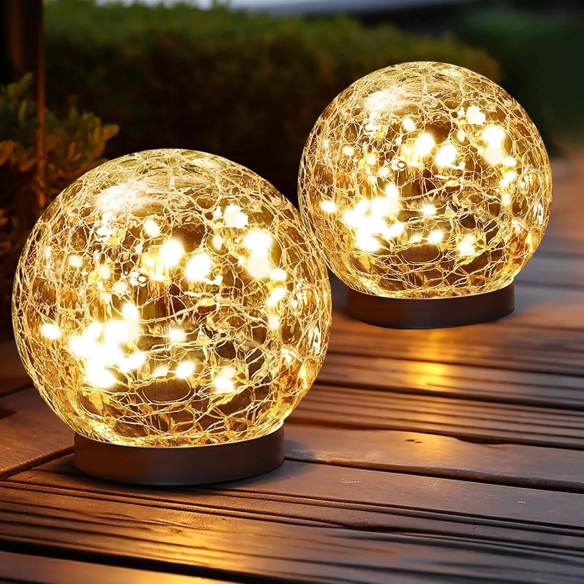 Solar Garden Lights Dusk-to-Dawn Weatherproof & Long Runtime