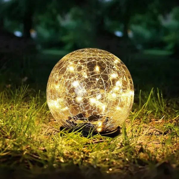 Solar Garden Lights Dusk-to-Dawn Weatherproof & Long Runtime