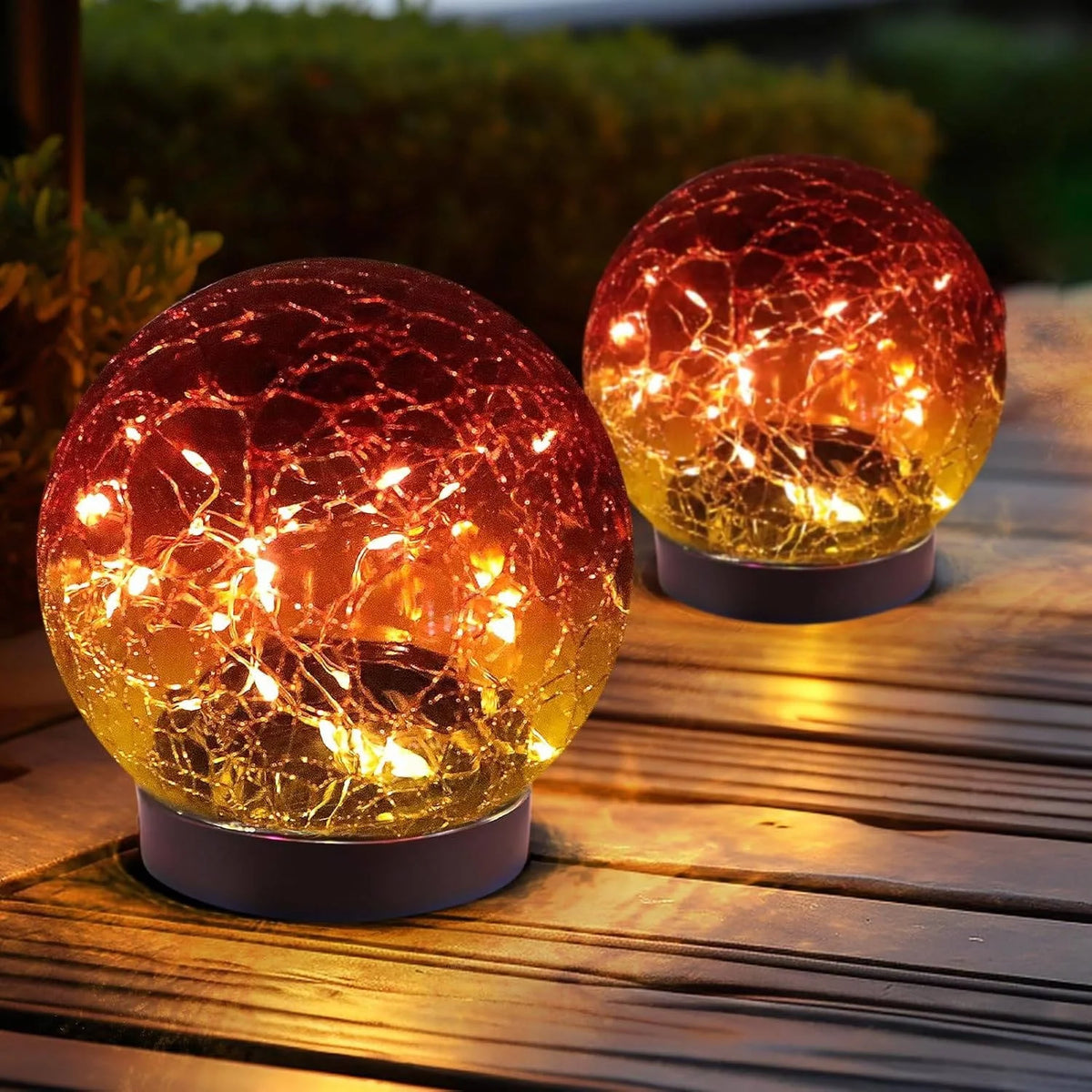 Solar Garden Lights Dusk-to-Dawn Weatherproof & Long Runtime