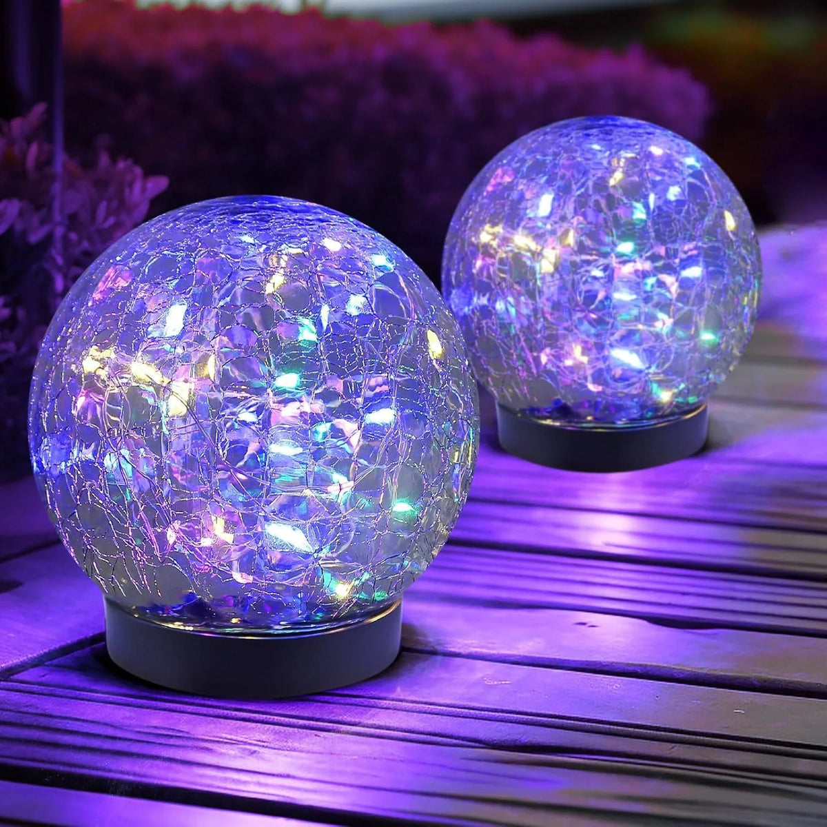 Solar Garden Lights Dusk-to-Dawn Weatherproof & Long Runtime