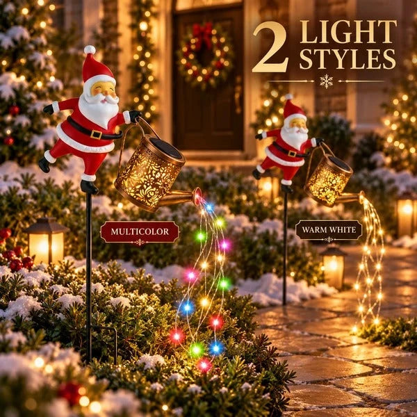 Solar Garden Stake Light Cascading LED Dusk-Activated