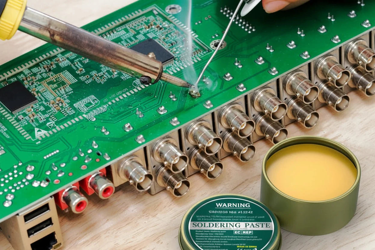 Soldering Flux Paste Lead-Free Smooth-Flowing Iron Box