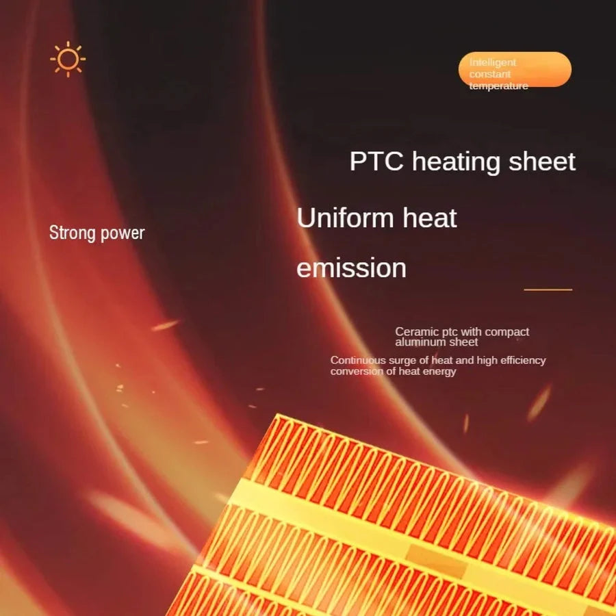 Space Heater Ceramic Energy-Efficient Up To 215 Sq Ft
