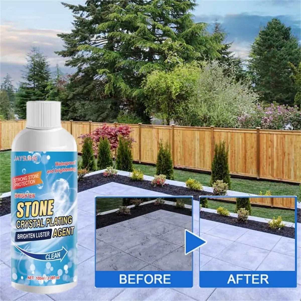 Stone Cleaner Natural Biodegradable Non-Toxic 100ml