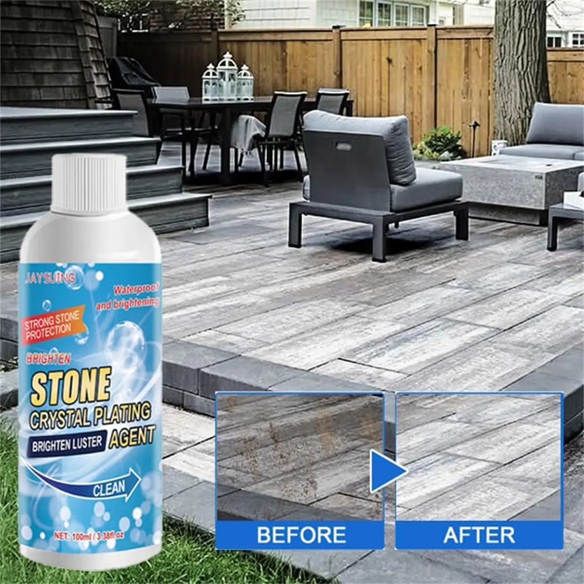 Stone Cleaner Natural Biodegradable Non-Toxic 100ml