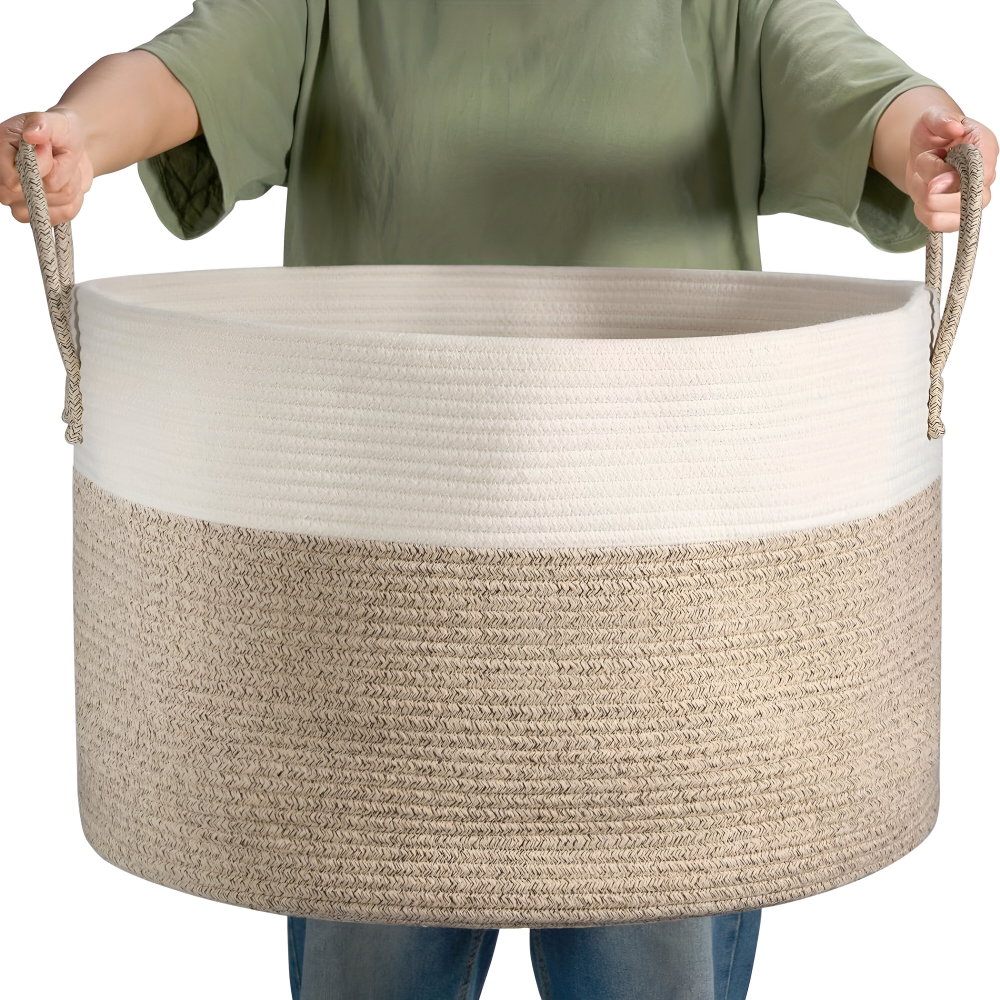 Storage Basket Woven 50L Recycled Polyester