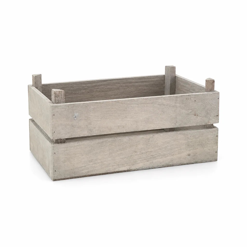Storage Box Solid Wood Rectangular Space-Saving