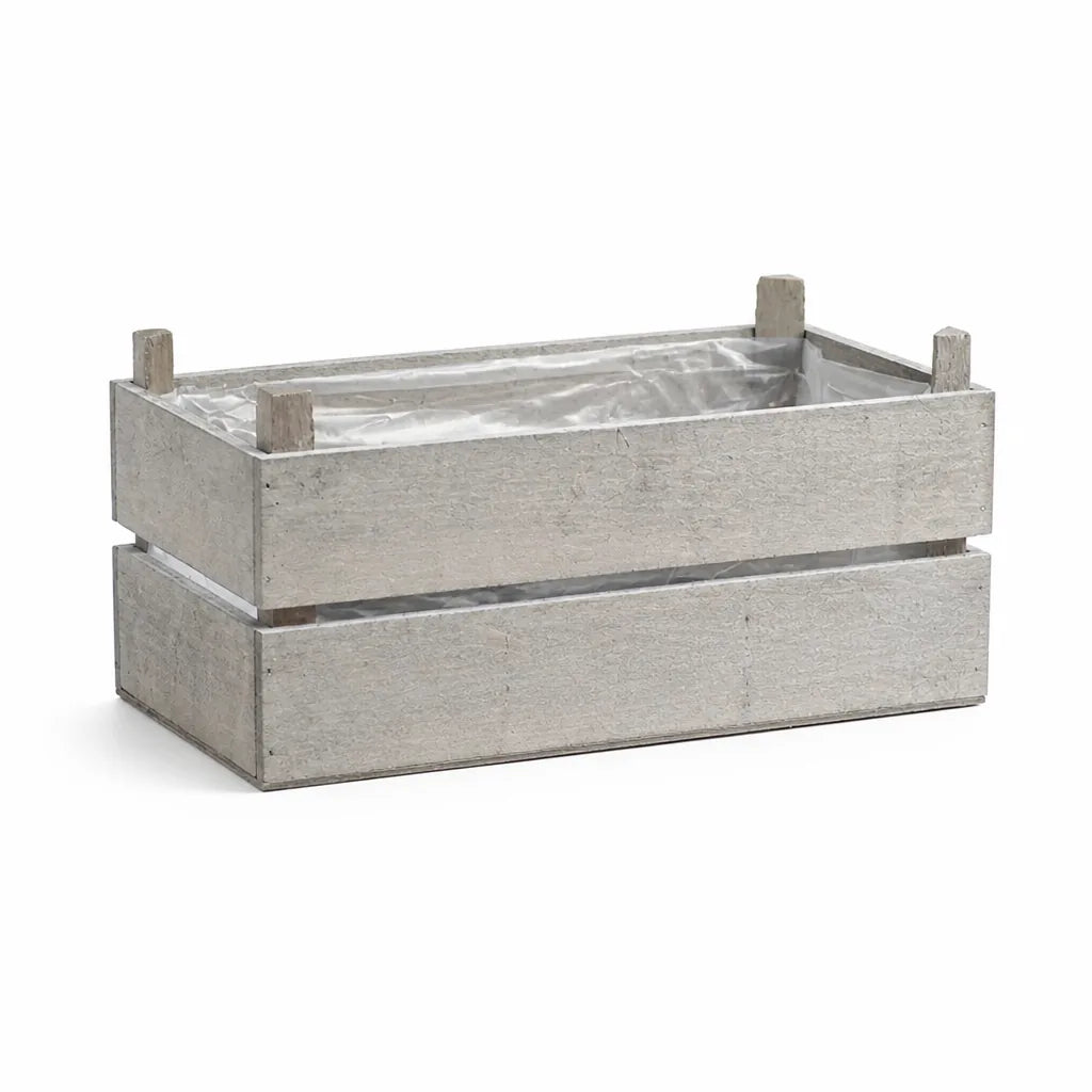Storage Box Solid Wood Rectangular Space-Saving