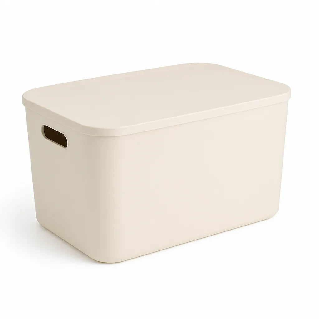 Storage Box With Lid & Stackable 45L