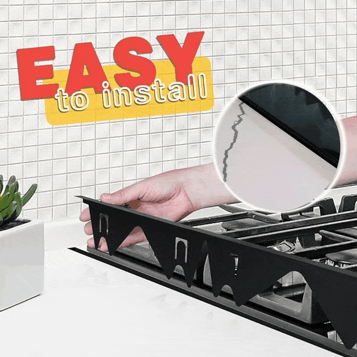Stove Gap Cover Telescopic Heat-Resistant Stainless Steel