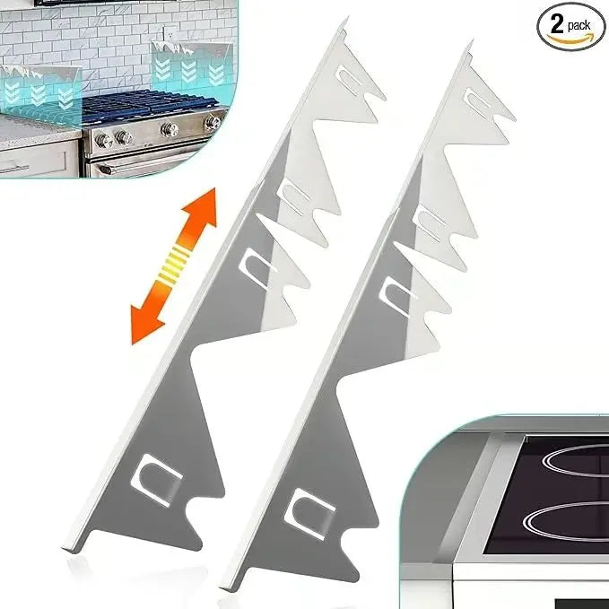 Stove Gap Cover Telescopic Heat-Resistant Stainless Steel