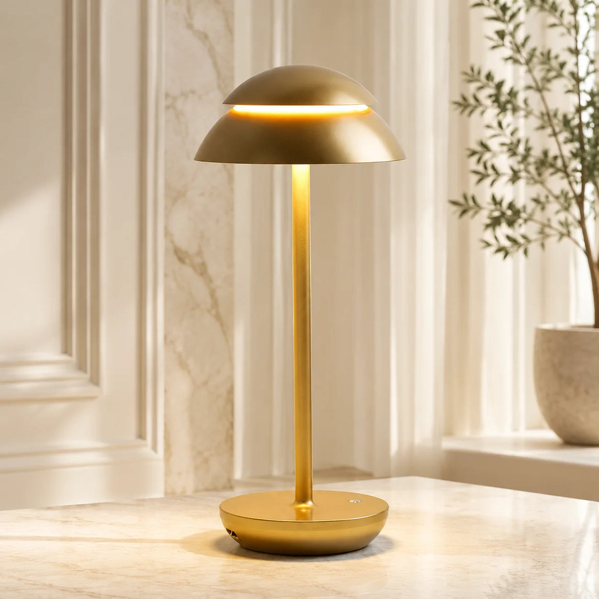 Table Lamp Cordless Rechargeable 16-Hour Touch Dimmer