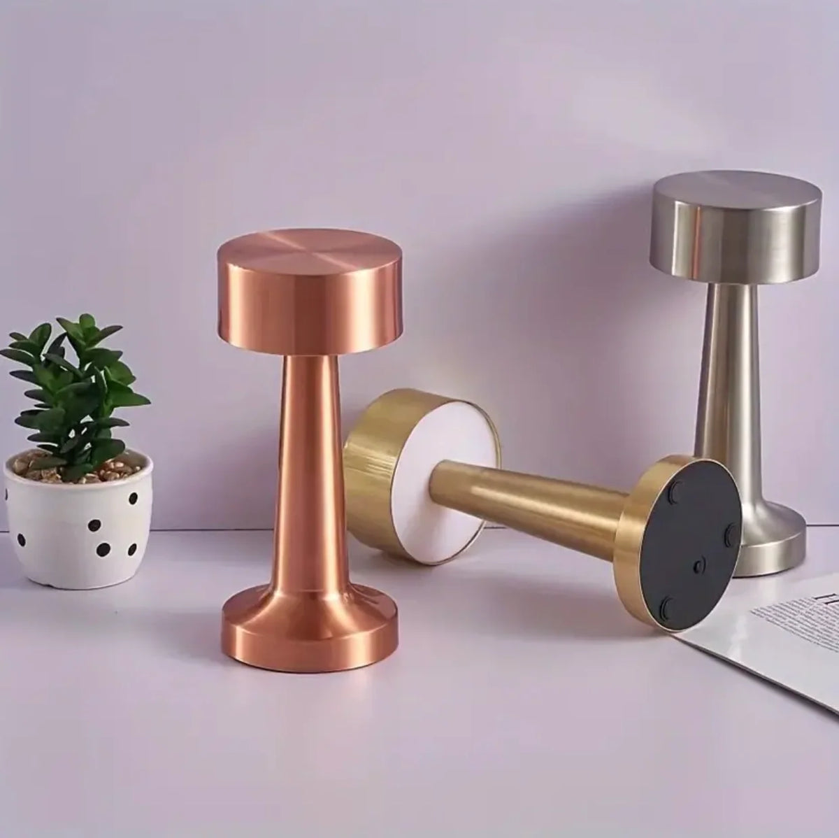Table Lamp Cordless Touch Dimmable 15-Hour Battery