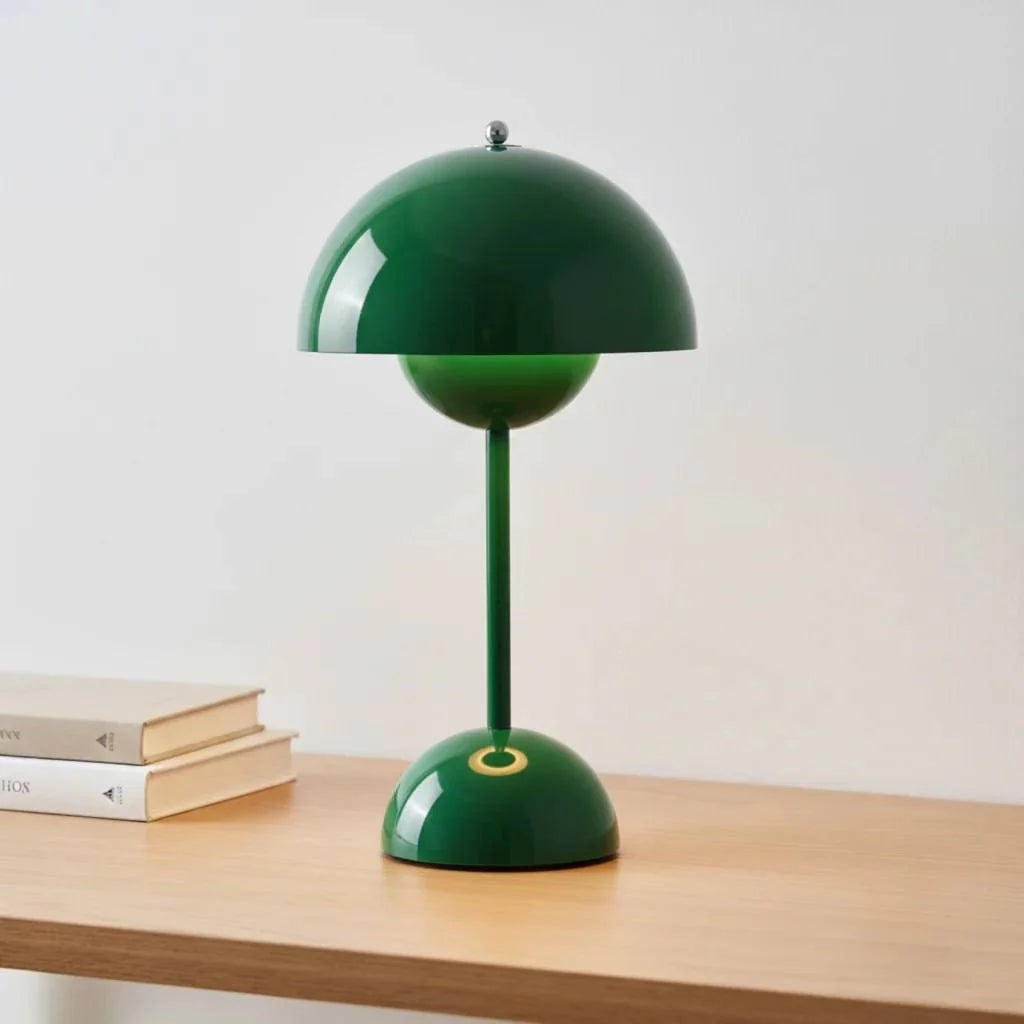 Table Lamp Dimmable Cordless LED Gold-Plated Base