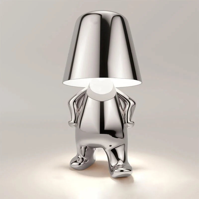 Table Lamp Sculptural Touch-Dimmable USB Rechargeable