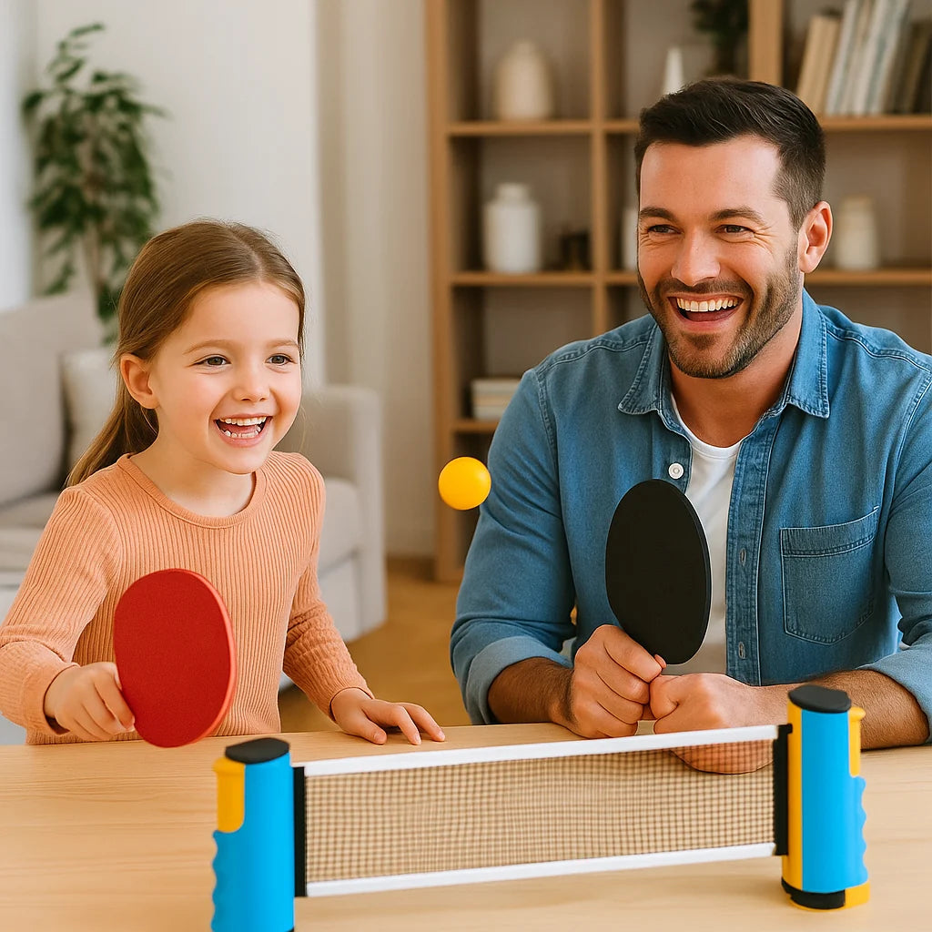 Table Tennis Net Retractable Adjustable Non-Marking Clamps