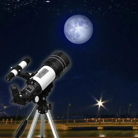 Telescope 150x Magnification Aluminum Tripod & Phone Mount