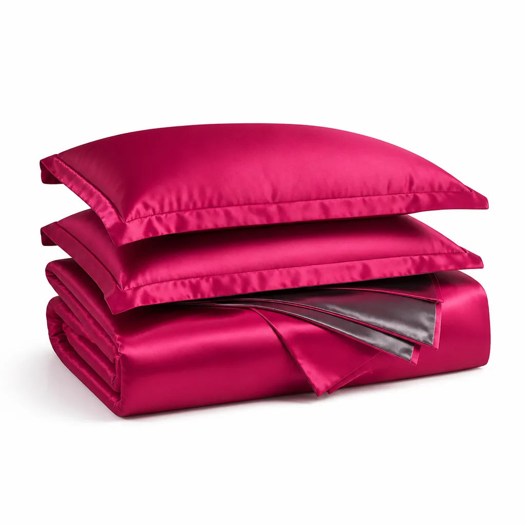 Temperature-Regulating Silk Bedding Set for Sensitive Skin