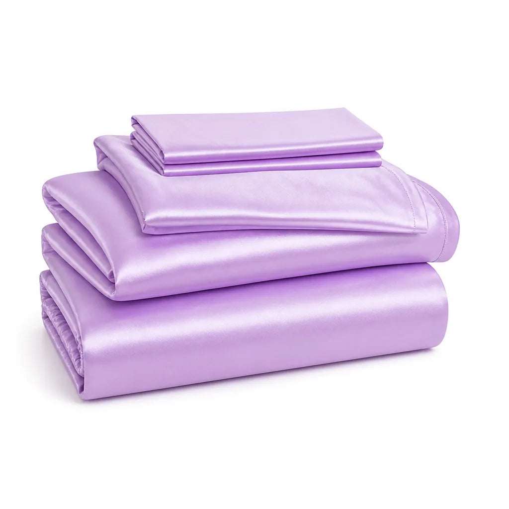 Temperature-Regulating Silk Bedding Set for Sensitive Skin