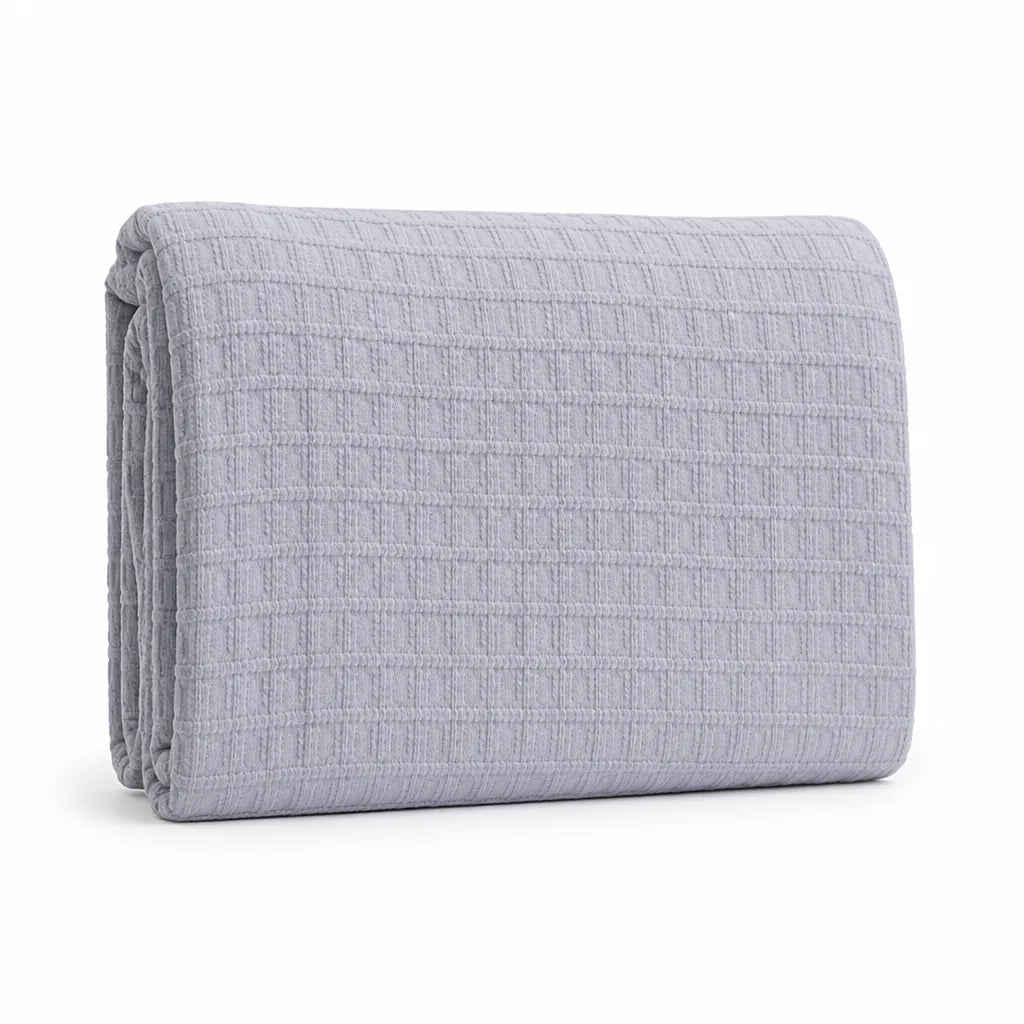 Throw Blanket 100% Cotton Waffle Weave Lightweight Breathable