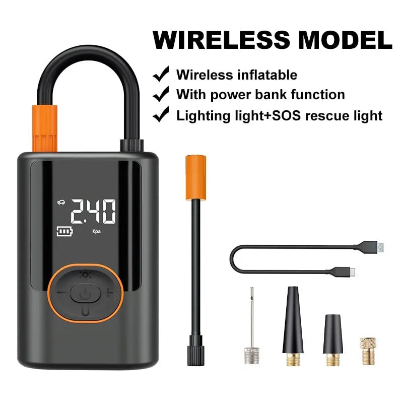 Tire Inflator Cordless Digital Auto-Stop 150 PSI