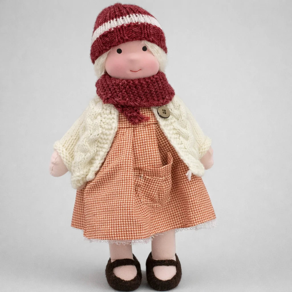 Toddler Doll Hypoallergenic Cotton & Wool Neutral Face