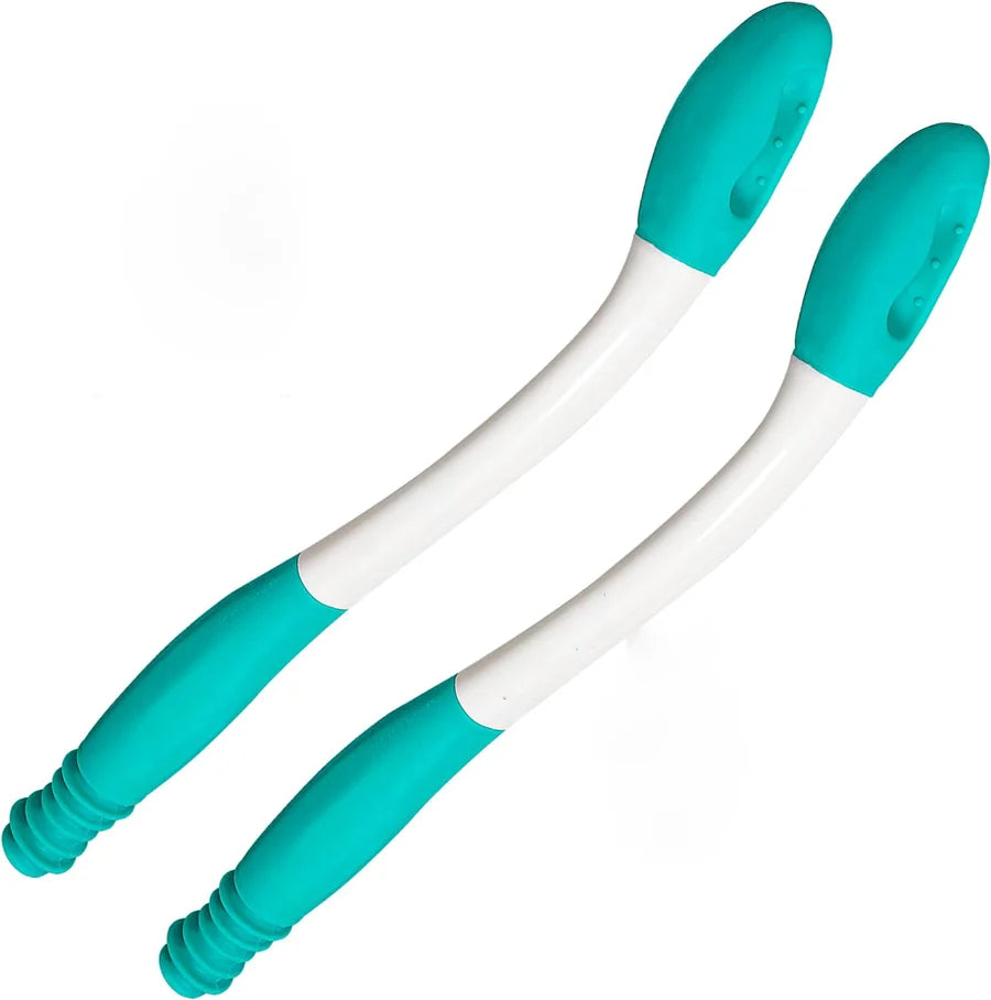 Toilet Wiping Aid 15-Inch Handle Cushioned Tip & Push-Button Release