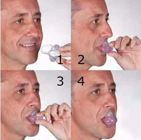 Tongue Stabilizer Non-Invasive Medical-Grade Silicone Denture-Friendly