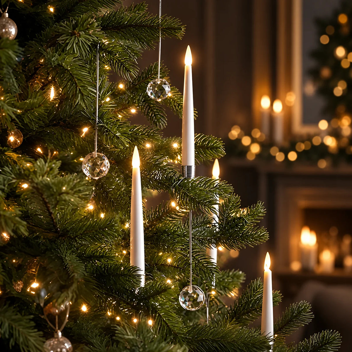 Tree Candles Flameless Remote-Controlled & Battery-Operated