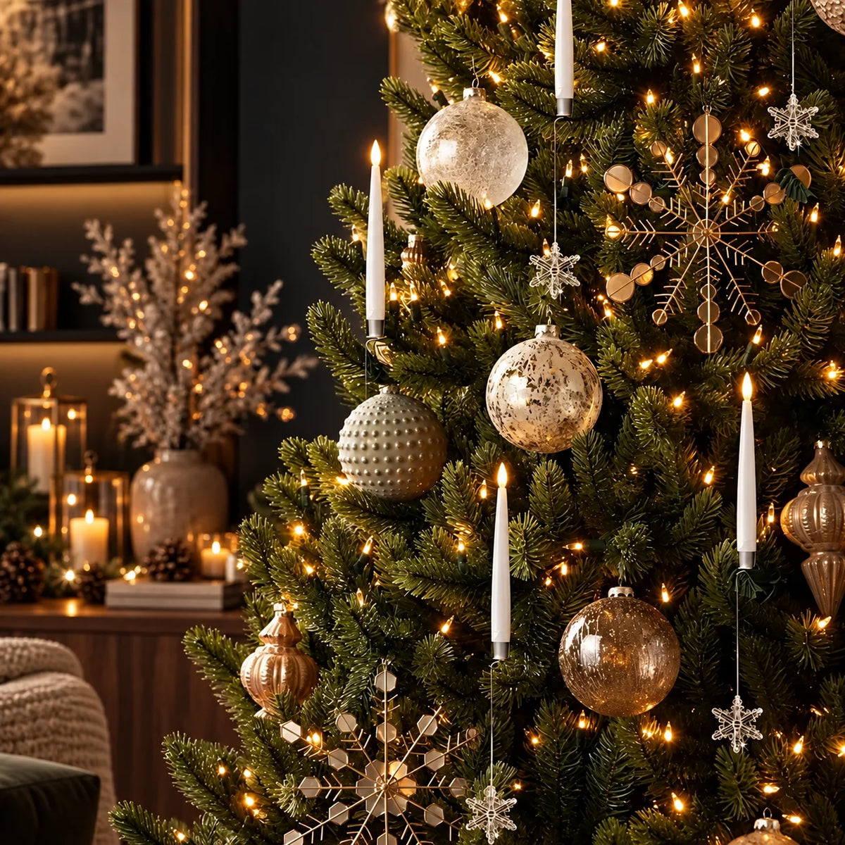 Tree Candles Flameless Remote-Controlled & Battery-Operated