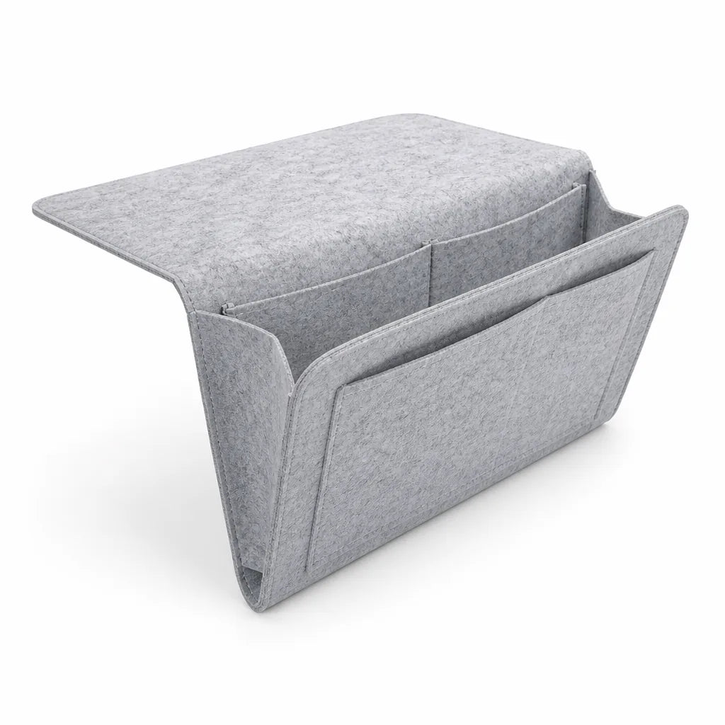 Tuck-Under Bedside Organizer for Bed & Sofa (5-Pocket)