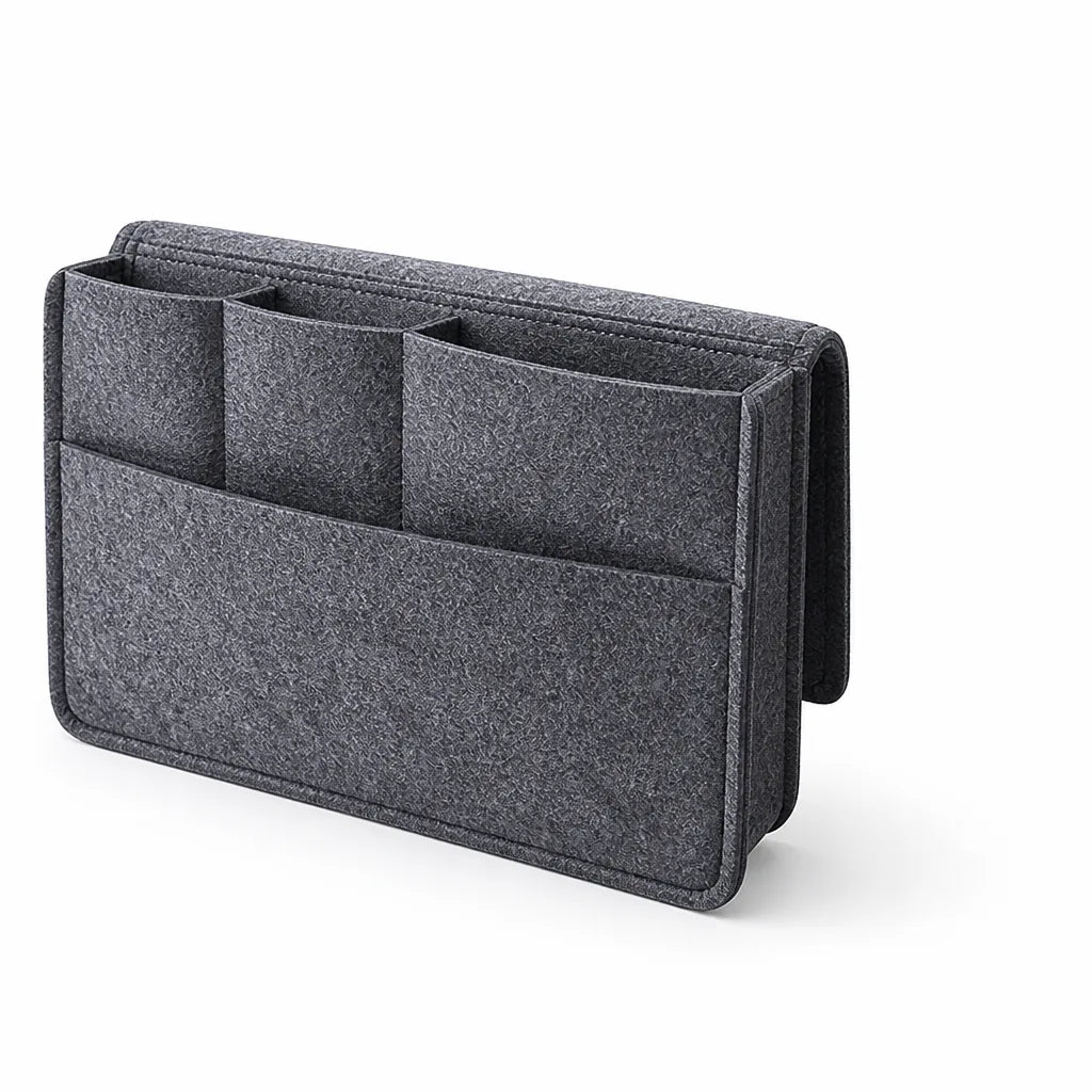 Tuck-Under Bedside Organizer for Bed & Sofa (5-Pocket)