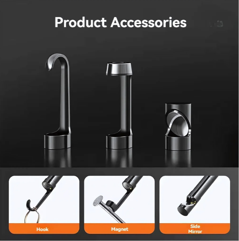 USB Inspection Camera Waterproof 8mm Adjustable LED