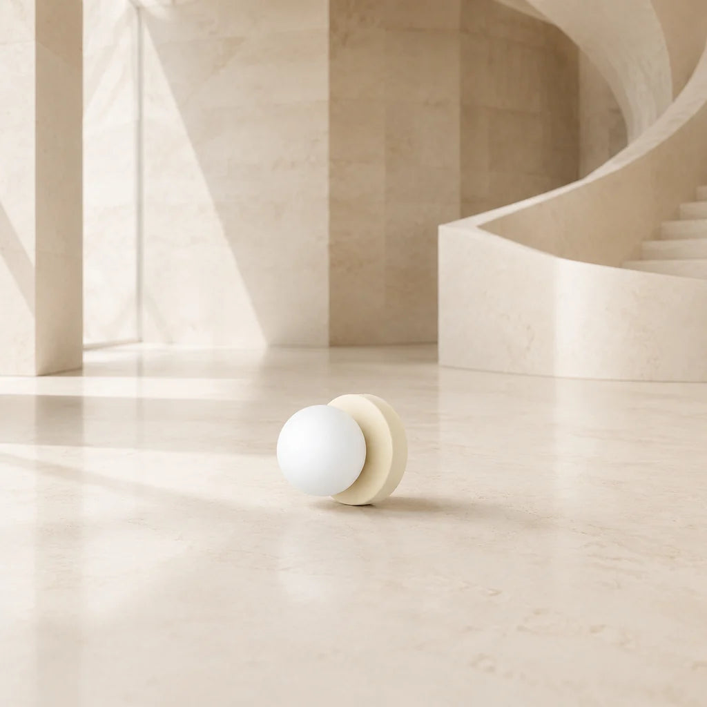 Wall & Ceiling Light Dual-Mount Frosted Glass
