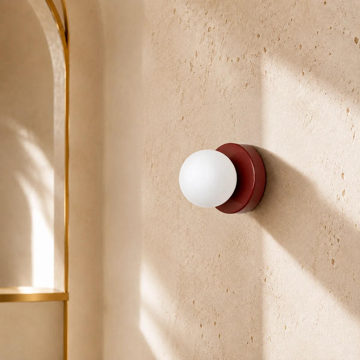 Wall & Ceiling Light Dual-Mount Frosted Glass