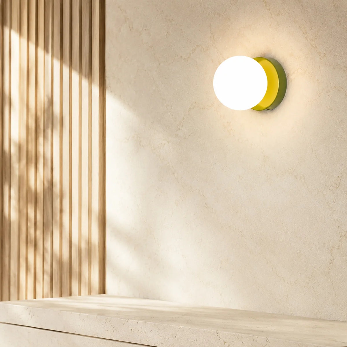 Wall & Ceiling Light Dual-Mount Frosted Glass