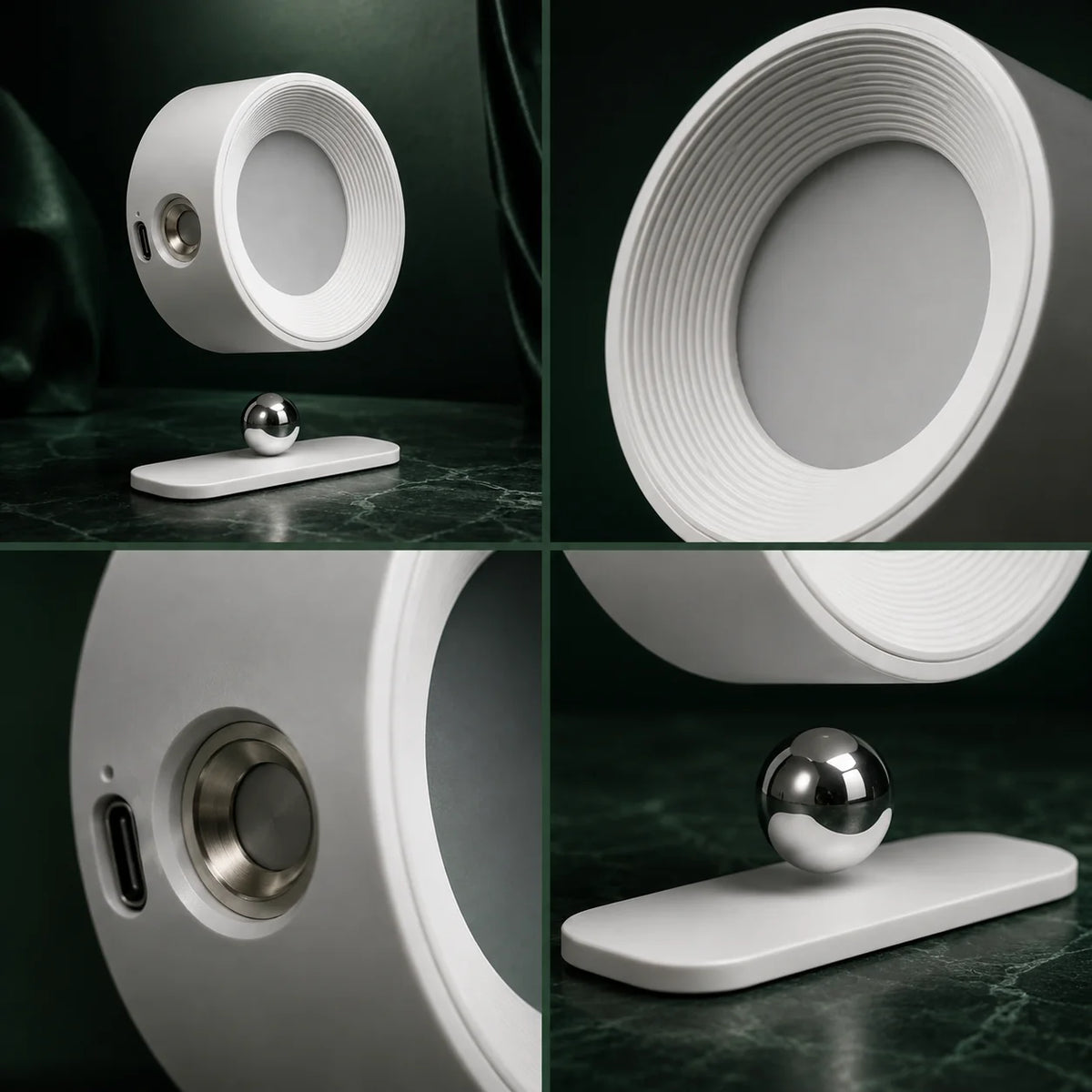 Wall Light Magnetic Rotating Head USB Rechargeable