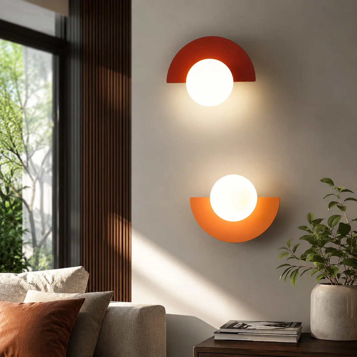 Wall Sconce LED Powder-Coated Metal Warm & Cool White