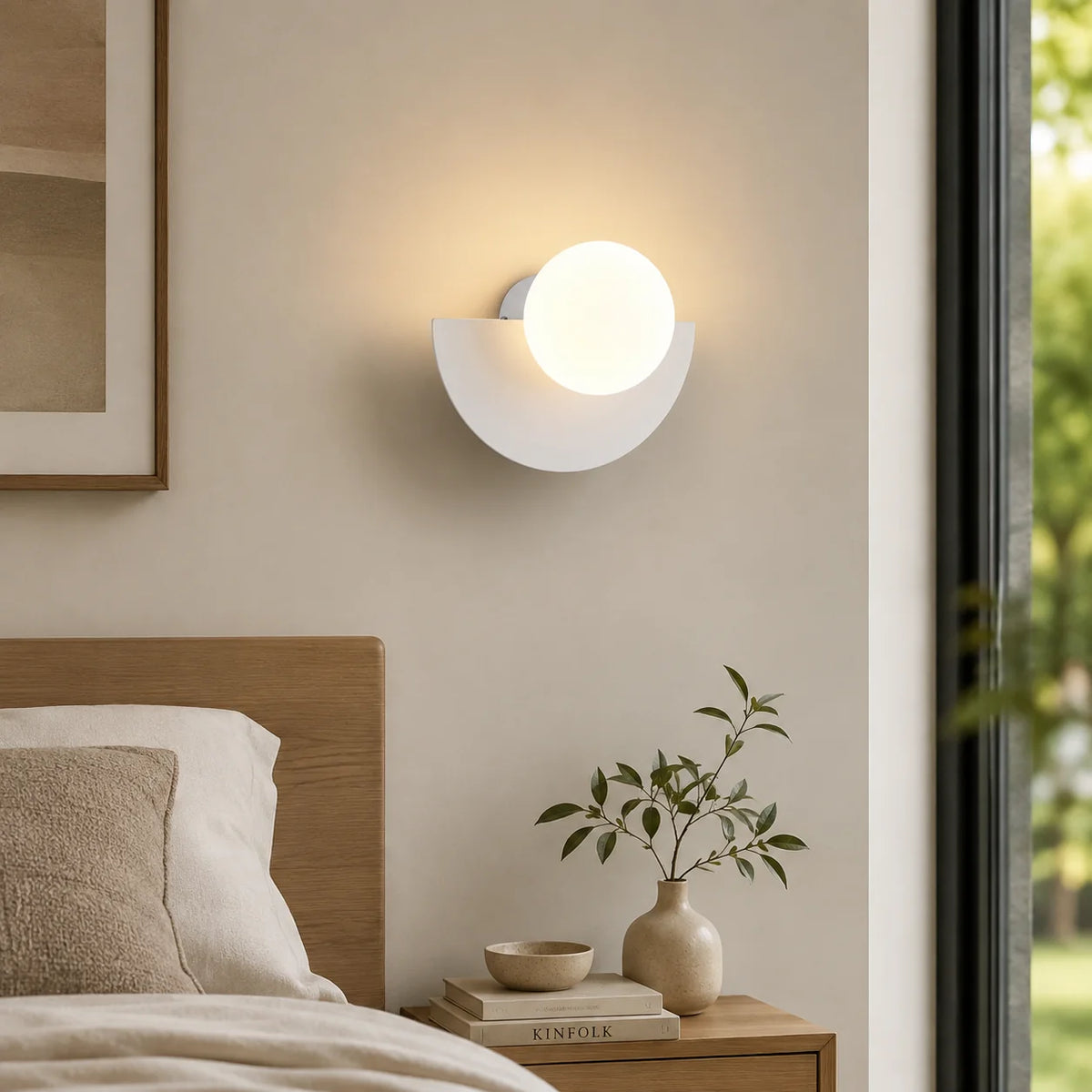 Wall Sconce LED Powder-Coated Metal Warm & Cool White