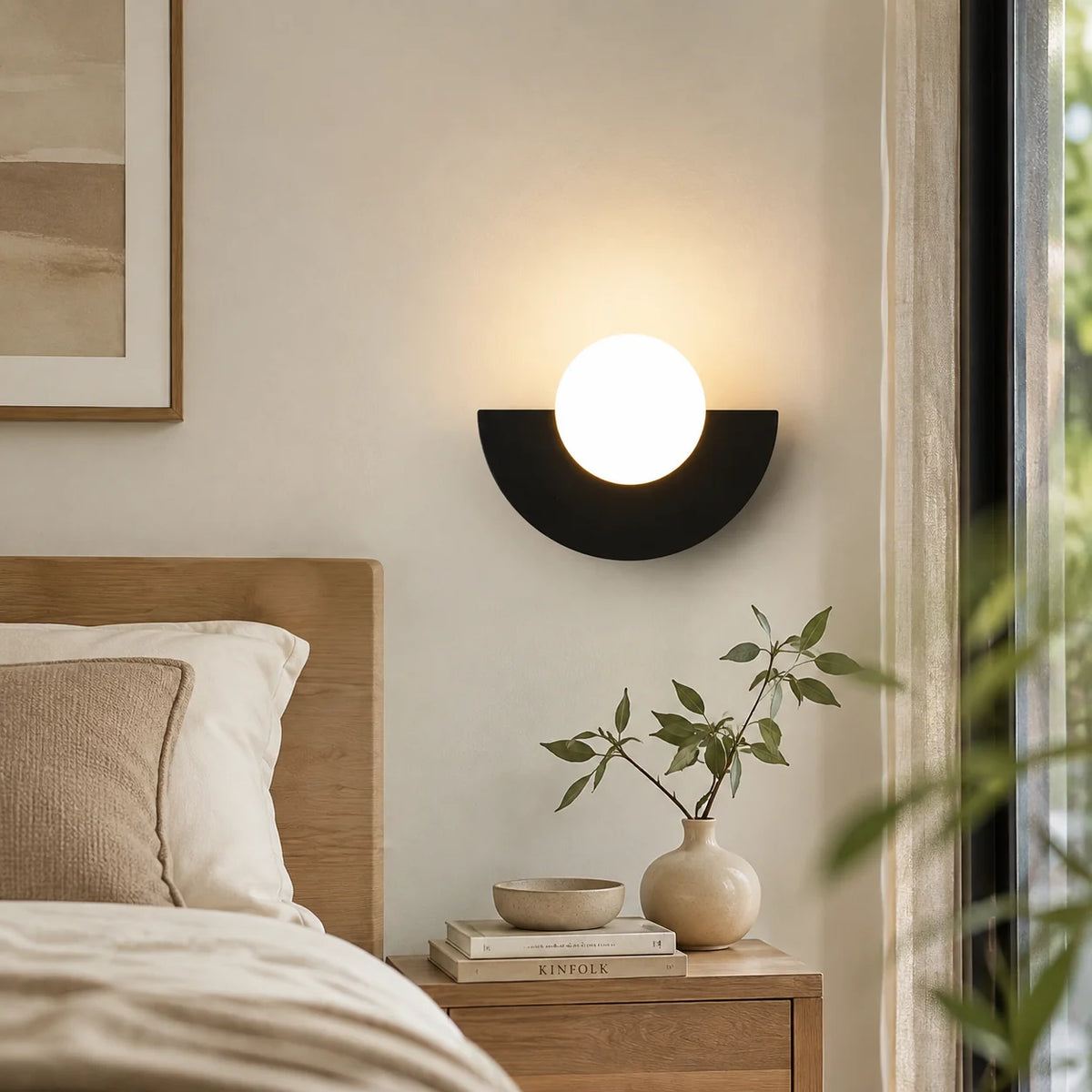 Wall Sconce LED Powder-Coated Metal Warm & Cool White