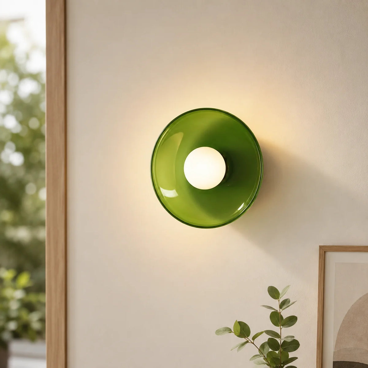 Wall Sconce Mid-Century Dual-Layer Glass Hardwired G9 Compatible