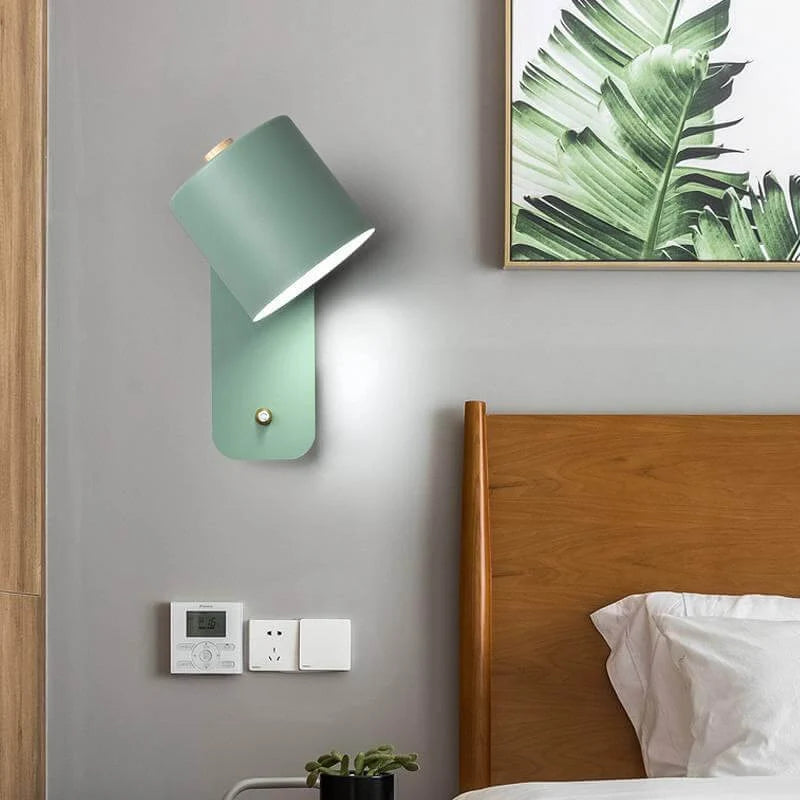 Wall Sconce Rotating Cylinder Directional Hardwired E26