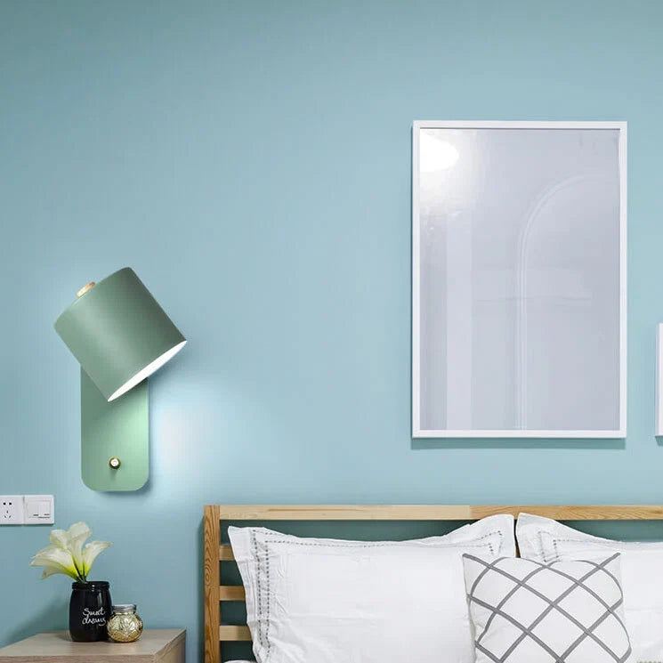 Wall Sconce Rotating Cylinder Directional Hardwired E26