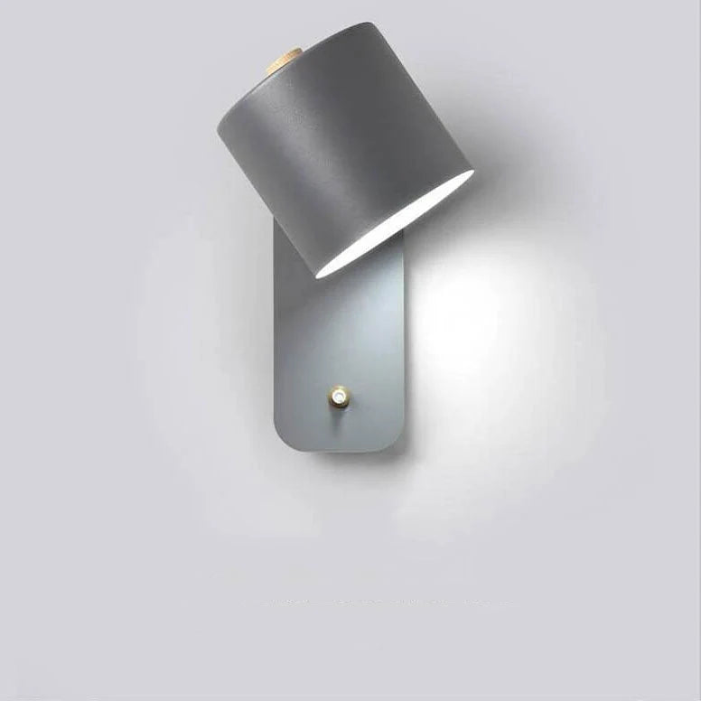 Wall Sconce Rotating Cylinder Directional Hardwired E26