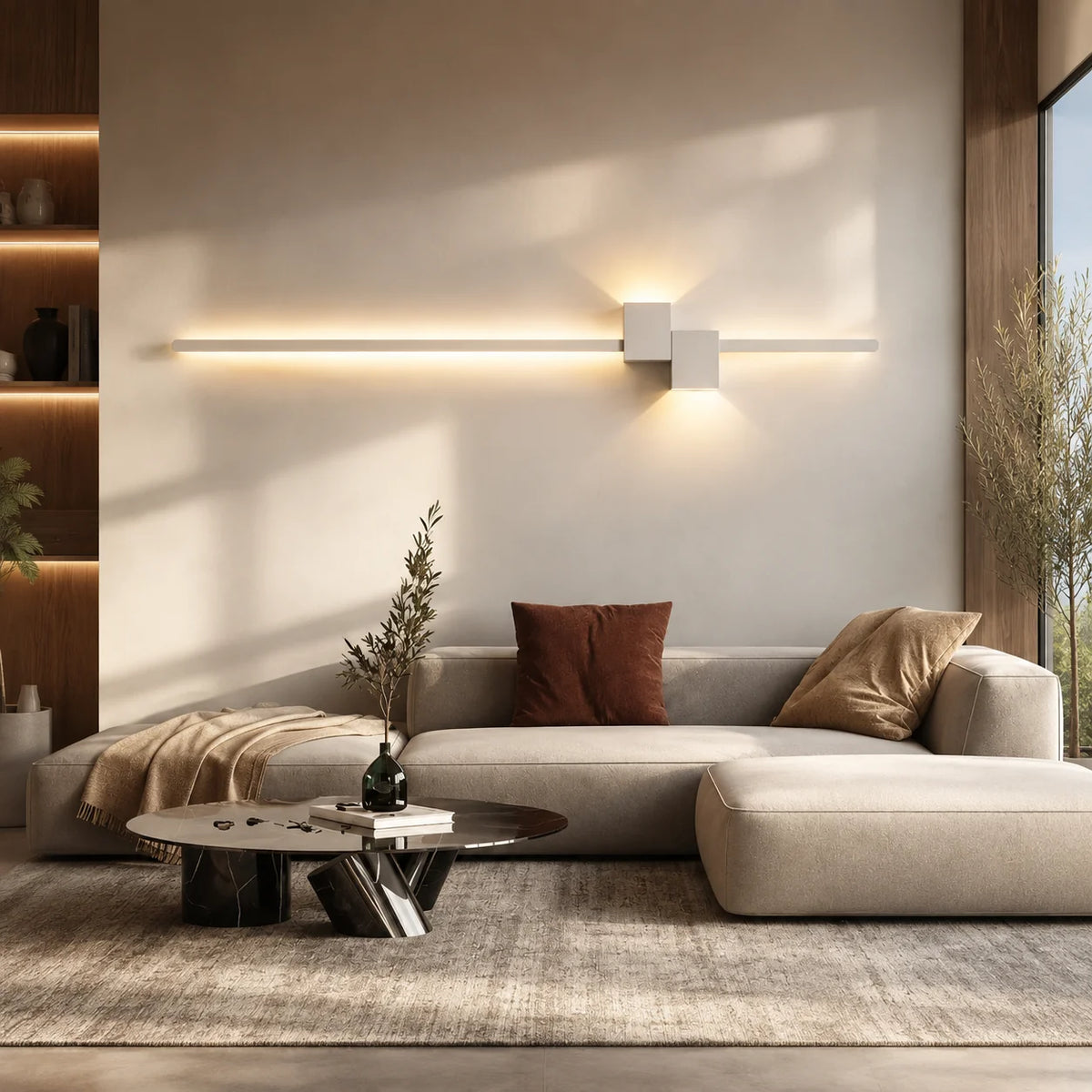 Wall Sconce Slim Integrated LED Flush Mount