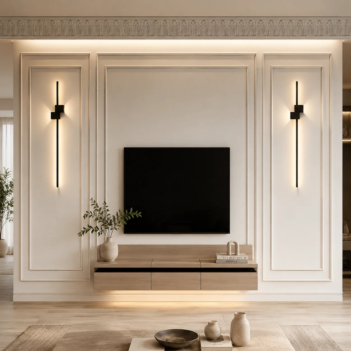 Wall Sconce Slim Integrated LED Flush Mount