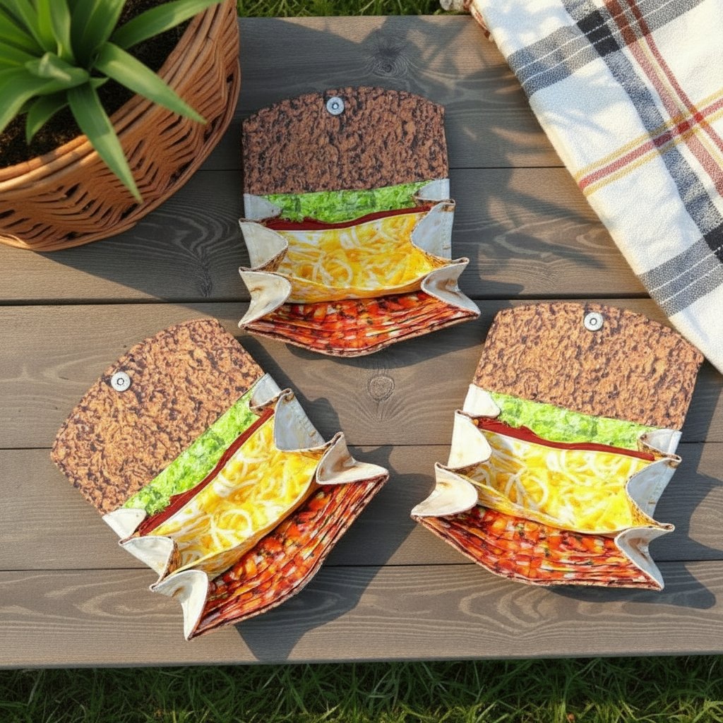 Wallet Magnetic Closure Multiple Compartments Full & Snack Sizes