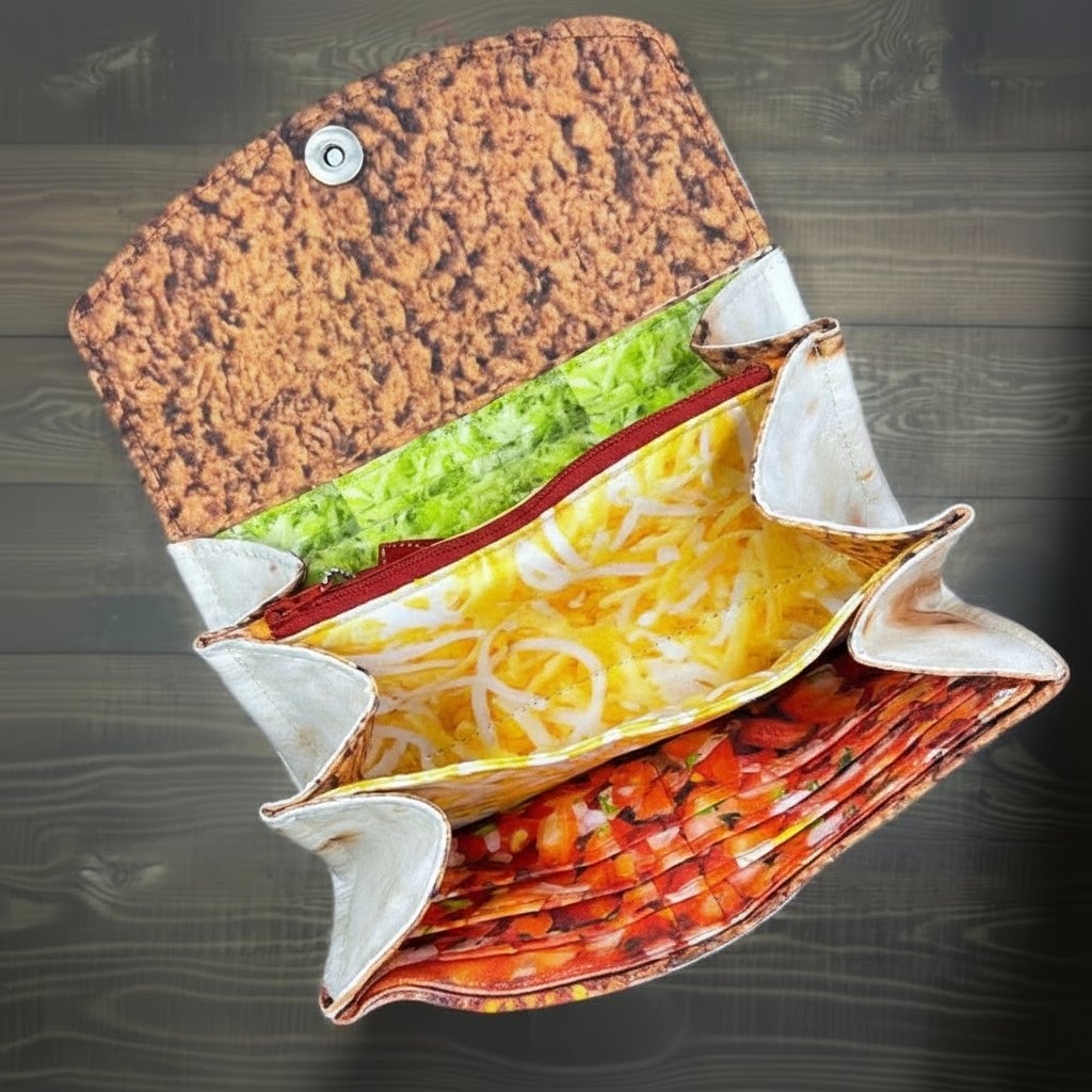 Wallet Magnetic Closure Multiple Compartments Full & Snack Sizes